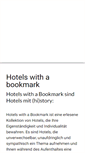 Mobile Screenshot of bookmarkhotels.ch